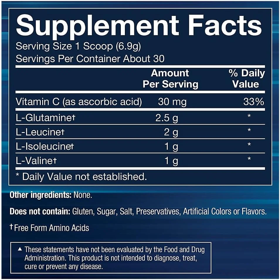 پودر BCAA + گلوتامین BODYTECH - پشتیبانی از ریکاوری عضلات، قدرت و استقامت - بدون طعم برای استفاده متنوع (207 گرم، 30 سروینگ) پودر BCAA + گلوتامین BODYTECH - پشتیبانی از ریکاوری عضلات، قدرت و استقامت - بدون طعم برای استفاده متنوع (207 گرم، 30 سروینگ)