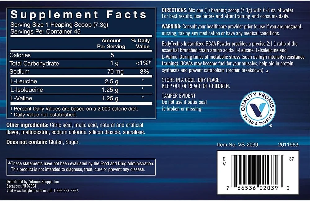 پودر بی سی ای ای بادی تک - نسبت ایده آل ۲:۱:۱ - پشتیبانی از ریکاوری عضلات، قدرت و استقامت - پانچ میوه (۳۲۶ گرم) پودر بی سی ای ای بادی تک - نسبت ایده آل ۲:۱:۱ - پشتیبانی از ریکاوری عضلات، قدرت و استقامت - پانچ میوه (۳۲۶ گرم)