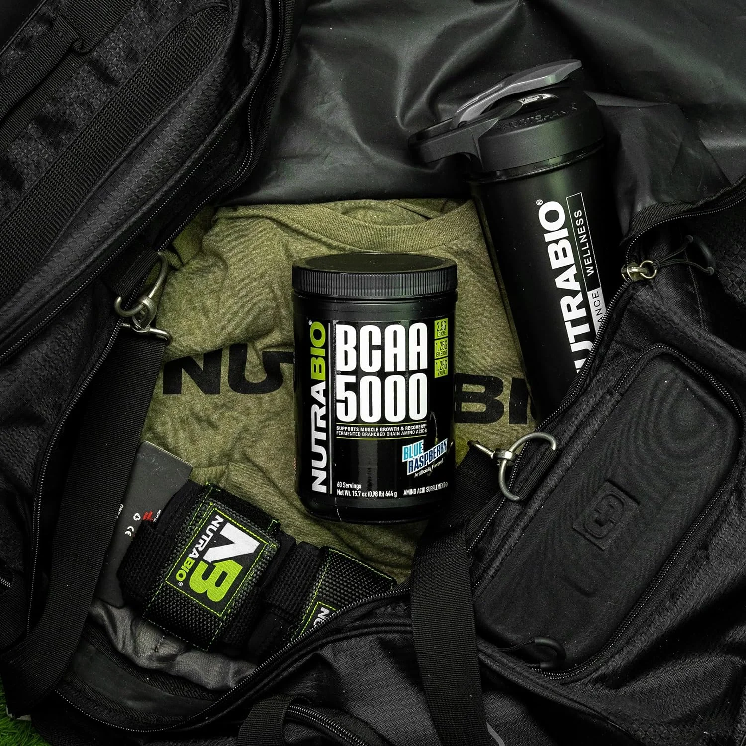 پودر بی سی ای ای 5000 نوترا بایو - بی سی ای ای تخمیر شده وگان - پشتیبانی از رشد عضلات بدون چربی، ریکاوری، استقامت - 60 سروینگ - تمشک آبی پودر بی سی ای ای 5000 نوترا بایو - بی سی ای ای تخمیر شده وگان - پشتیبانی از رشد عضلات بدون چربی، ریکاوری، استقامت - 60 سروینگ - تمشک آبی