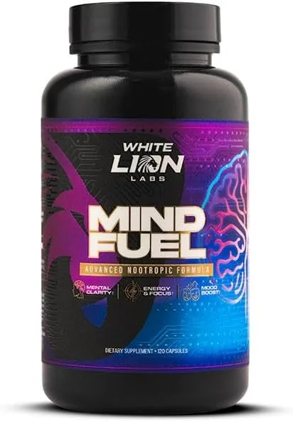 مکمل تقویت کننده ذهن نوتراپیک برای تمرکز، انرژی و وضوح - تقویت کننده شناختی طبیعی با آلفا GPC، ال-تیانین و کافئین - 120 کپسول