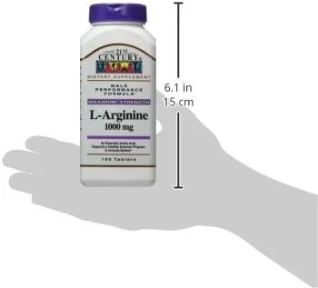 قرص ال-آرژنین 1000 میلی گرمی 21st Century، 100 عددی (بسته 3 عددی) قرص ال-آرژنین 1000 میلی گرمی 21st Century، 100 عددی (بسته 3 عددی)