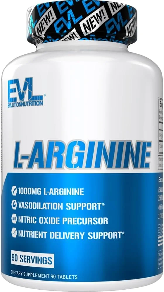 ال آرژنین ایولوشن نوتریشن - پشتیبانی از گشاد شدن عروق و انتقال مواد مغذی - پیش ساز نیتریک اکسید - 1000 میلی گرم ال آرژنین در هر وعده - تقویت پمپ عضلانی - فاقد گلوتن - غیر تراریخته - 90 سروینگ ال آرژنین ایولوشن نوتریشن - پشتیبانی از گشاد شدن عروق و انتقال مواد مغذی - پیش ساز نیتریک اکسید - 1000 میلی گرم ال آرژنین در هر وعده - تقویت پمپ عضلانی - فاقد گلوتن - غیر تراریخته - 90 سروینگ