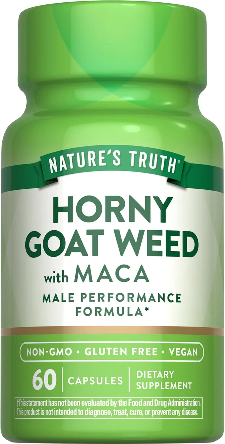 عصاره گیاه اپیمدیوم به همراه ماکا Nature's Truth | 60 کپسول پودری | مکمل گیاهی، غیر تراریخته و بدون گلوتن عصاره گیاه اپیمدیوم به همراه ماکا Nature's Truth | 60 کپسول پودری | مکمل گیاهی، غیر تراریخته و بدون گلوتن