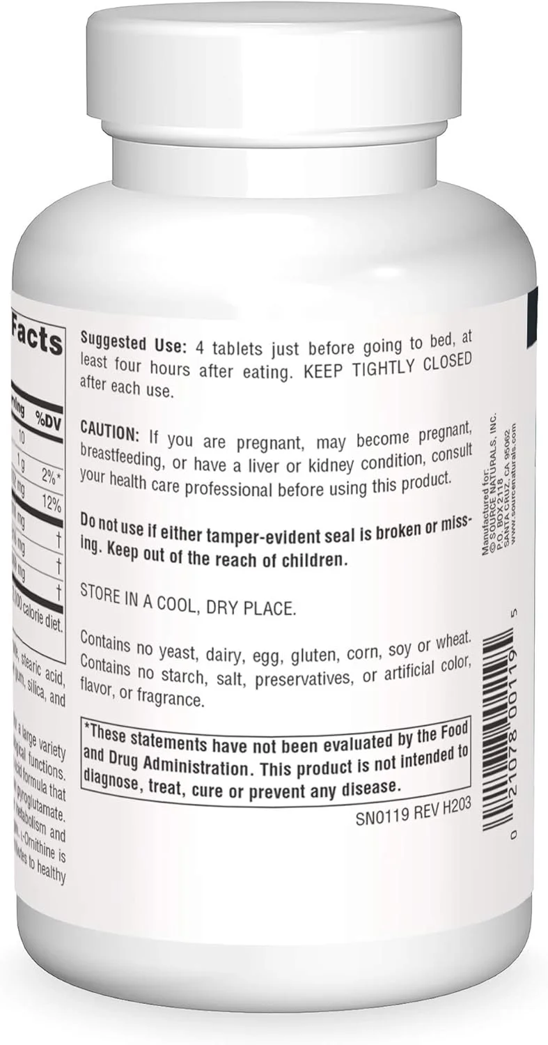 سورس نچرالز آمینو نایت - فرمول پیشرفته آمینو اسید - 240 قرص سورس نچرالز آمینو نایت - فرمول پیشرفته آمینو اسید - 240 قرص