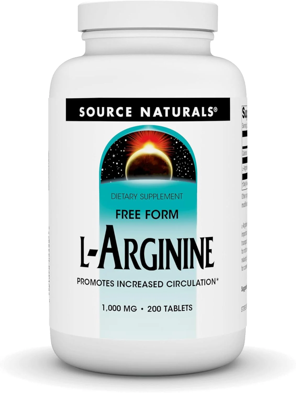 ال-آرژنین فرم آزاد Source Naturals - 1000 میلی گرم، 200 قرص ال-آرژنین فرم آزاد Source Naturals - 1000 میلی گرم، 200 قرص