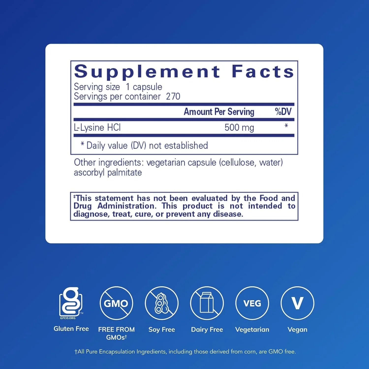 ال-لیزین Pure Encapsulations - مکمل اسید آمینه ضروری برای پشتیبانی از سیستم ایمنی و سلامت لثه و لب* - حاوی ال-لیزین HCl - 270 کپسول ال-لیزین Pure Encapsulations - مکمل اسید آمینه ضروری برای پشتیبانی از سیستم ایمنی و سلامت لثه و لب* - حاوی ال-لیزین HCl - 270 کپسول