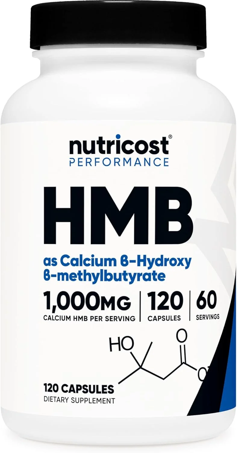 نوتریکاست HMB (بتا-هیدروکسی بتا-متیلبوتیرات) 1000 میلیگرم (120 کپسول) - 500 میلیگرم در هر کپسول، 60 سروینگ - بدون گلوتن و غیر تراریخته نوتریکاست HMB (بتا-هیدروکسی بتا-متیلبوتیرات) 1000 میلیگرم (120 کپسول) - 500 میلیگرم در هر کپسول، 60 سروینگ - بدون گلوتن و غیر تراریخته