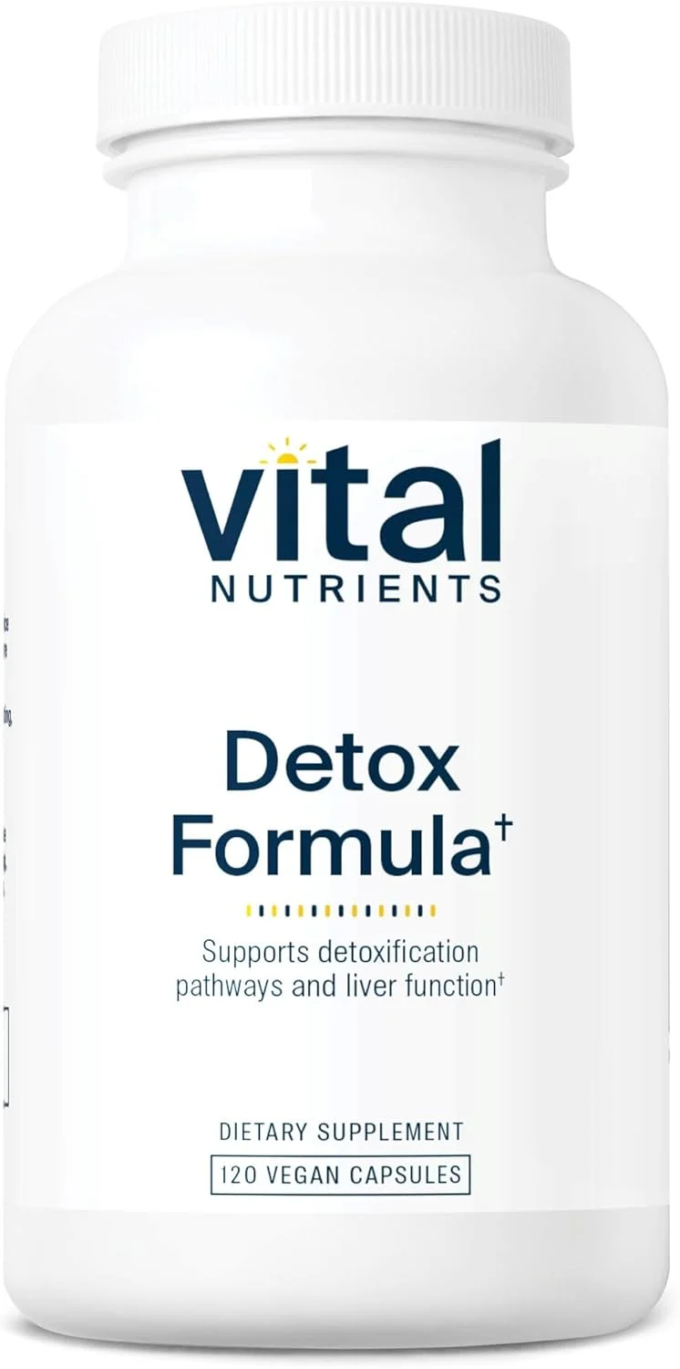 فرمول سم زدای مواد مغذی حیاتی | سم زدای گیاهی کبد | مکمل آنتی اکسیدانی برای حمایت از کبد و سم زدایی | فاقد گلوتن، لبنیات، سویا | غیر GMO | 120 کپسول فرمول سم زدای مواد مغذی حیاتی | سم زدای گیاهی کبد | مکمل آنتی اکسیدانی برای حمایت از کبد و سم زدایی | فاقد گلوتن، لبنیات، سویا | غیر GMO | 120 کپسول