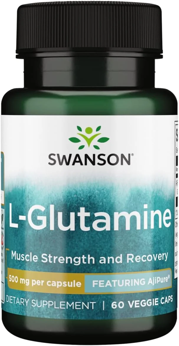 سوانسون ال-گلوتامین Ajipure درجه دارویی 500 میلی گرم 60 کپسول گیاهی سوانسون ال-گلوتامین Ajipure درجه دارویی 500 میلی گرم 60 کپسول گیاهی