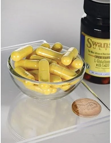 ال-گلوتاتیون الترا به همراه کوآنزیم کیو 10 Swanson، 30 عدد کپسول گیاهی ال-گلوتاتیون الترا به همراه کوآنزیم کیو 10 Swanson، 30 عدد کپسول گیاهی