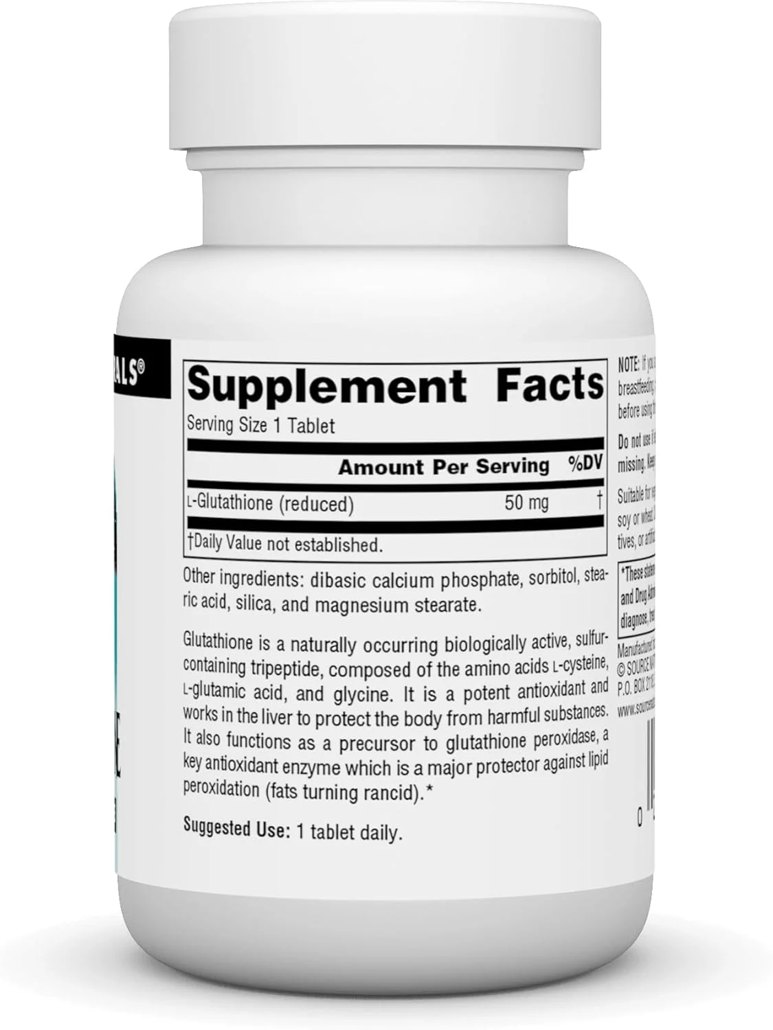 سورس نچرالز گلوتاتیون، مکمل برای پشتیبانی از کبد* - 50 میلی گرم - 60 قرص سورس نچرالز گلوتاتیون، مکمل برای پشتیبانی از کبد* - 50 میلی گرم - 60 قرص