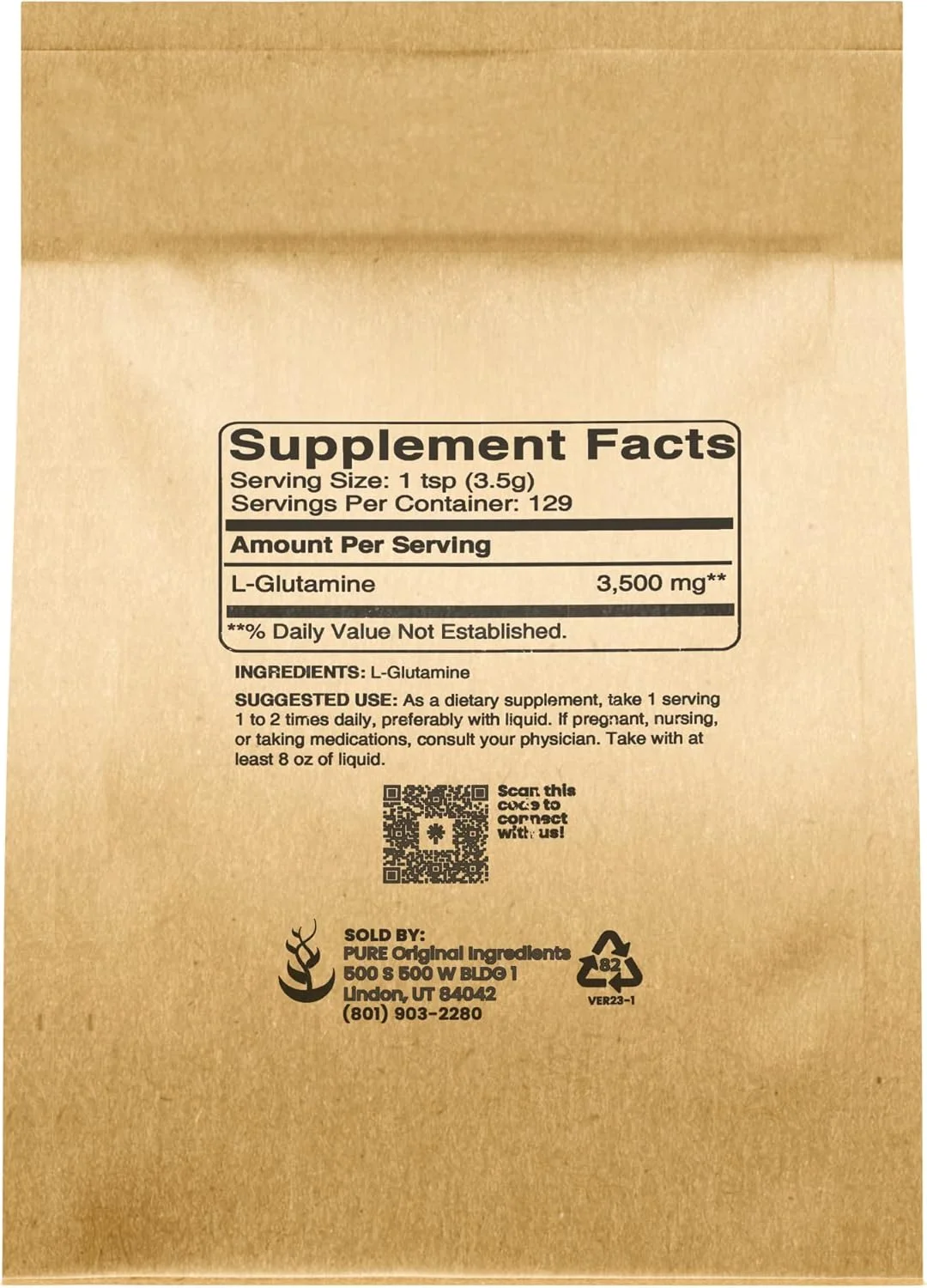 پودر مکمل ال-گلوتامین (450 گرم) از مواد اولیه خالص، اسید آمینه آلفا، تایید شده در آزمایشگاه پودر مکمل ال-گلوتامین (450 گرم) از مواد اولیه خالص، اسید آمینه آلفا، تایید شده در آزمایشگاه