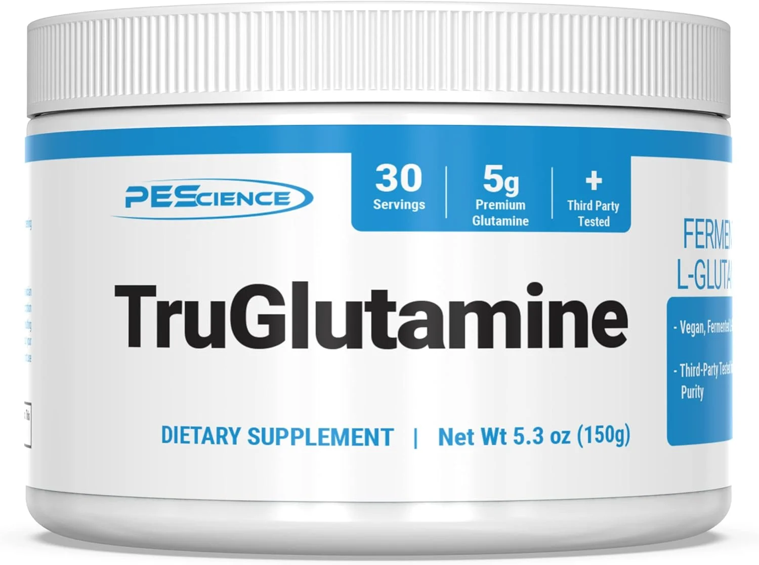 پودر ال-گلوتامین تخمیر شده PEScience TruGlutamine، بدون طعم، 30 سروینگ، پشتیبانی از سلامت روده پودر ال-گلوتامین تخمیر شده PEScience TruGlutamine، بدون طعم، 30 سروینگ، پشتیبانی از سلامت روده