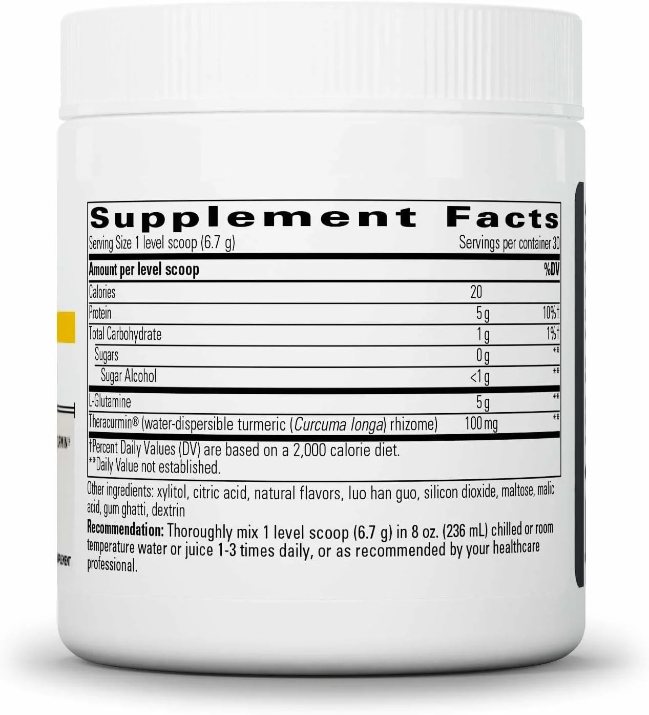 مکمل غذایی روزانه گلوتامین فورت Integrative Therapeutics - مخلوط نوشیدنی برای پشتیبانی از روده - وگان، بدون گلوتن و بدون لبنیات - با طعم لیمو و لیموترش - 201 گرم (30 سروینگ) مکمل غذایی روزانه گلوتامین فورت Integrative Therapeutics - مخلوط نوشیدنی برای پشتیبانی از روده - وگان، بدون گلوتن و بدون لبنیات - با طعم لیمو و لیموترش - 201 گرم (30 سروینگ)