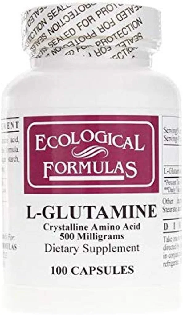 ال-گلوتامین 500 میلی گرم اکولوژیکال فرمولاز، سفید، 100 عدد ال-گلوتامین 500 میلی گرم اکولوژیکال فرمولاز، سفید، 100 عدد