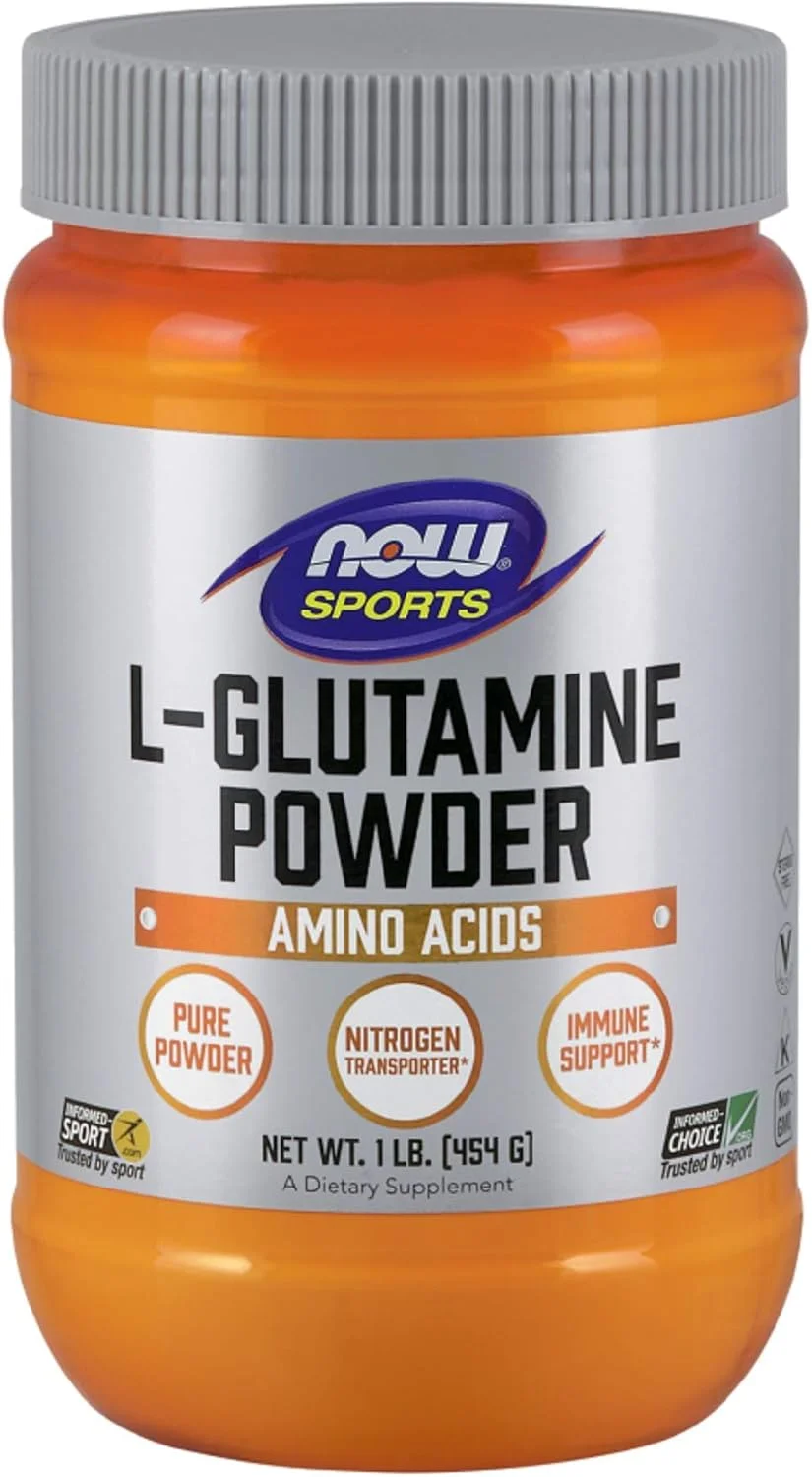 پودر خالص ال-گلوتامین ناو فودز، ۴۵۴ گرم پودر خالص ال-گلوتامین ناو فودز، ۴۵۴ گرم