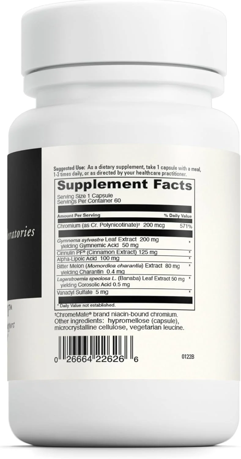 آزمایشگاه DAVINCI GlucoSynergy - کمک به پشتیبانی از متابولیسم و انرژی سالم - با Cinnulin PF، خربزه تلخ، آلفا لیپوئیک اسید، کروم و وانادیل سولفات - گیاهی، بدون گلوتن، بدون سویا - 60 عدد آزمایشگاه DAVINCI GlucoSynergy - کمک به پشتیبانی از متابولیسم و انرژی سالم - با Cinnulin PF، خربزه تلخ، آلفا لیپوئیک اسید، کروم و وانادیل سولفات - گیاهی، بدون گلوتن، بدون سویا - 60 عدد