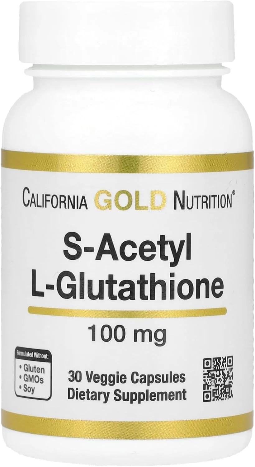 کپسول استیل ال-گلوتاتیون California Gold Nutrition، ۱۰۰ میلی گرم، ۳۰ عدد کپسول گیاهی کپسول استیل ال-گلوتاتیون California Gold Nutrition، ۱۰۰ میلی گرم، ۳۰ عدد کپسول گیاهی