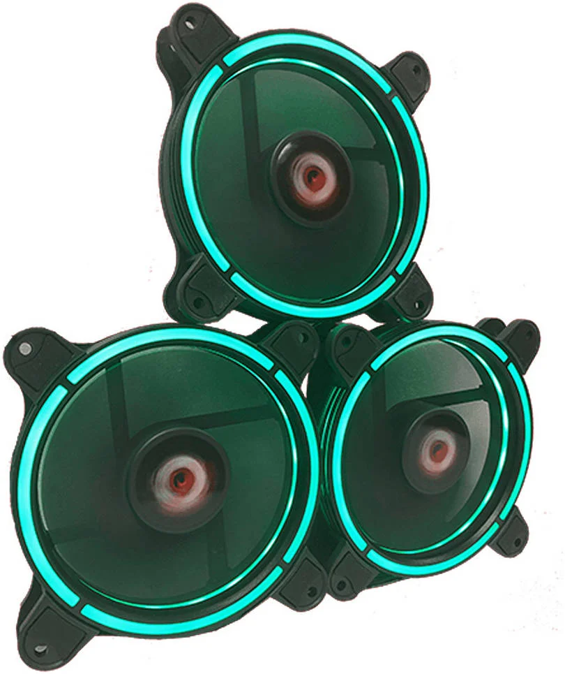 فن های کیس Tortox Spark 120mm، پشتیبانی از Aura، بسته ترکیبی با ریموت، سرعت 1300 دور در دقیقه، نویز 23.5 dbA، بلبرینگ هیدرولیک، جریان هوای 38CFM، بسته 3 عددی | RF120-3X