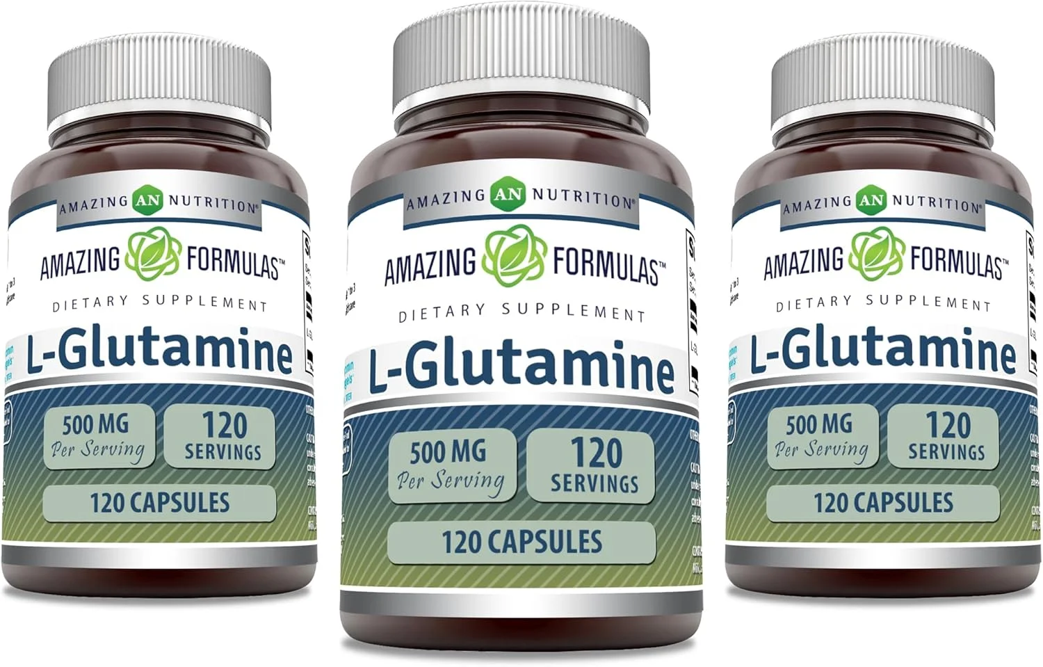 کپسول ال-گلوتامین Amazing Formulas مقدار 500 میلی گرم بسته 3 عددی کپسول ال-گلوتامین Amazing Formulas مقدار 500 میلی گرم بسته 3 عددی