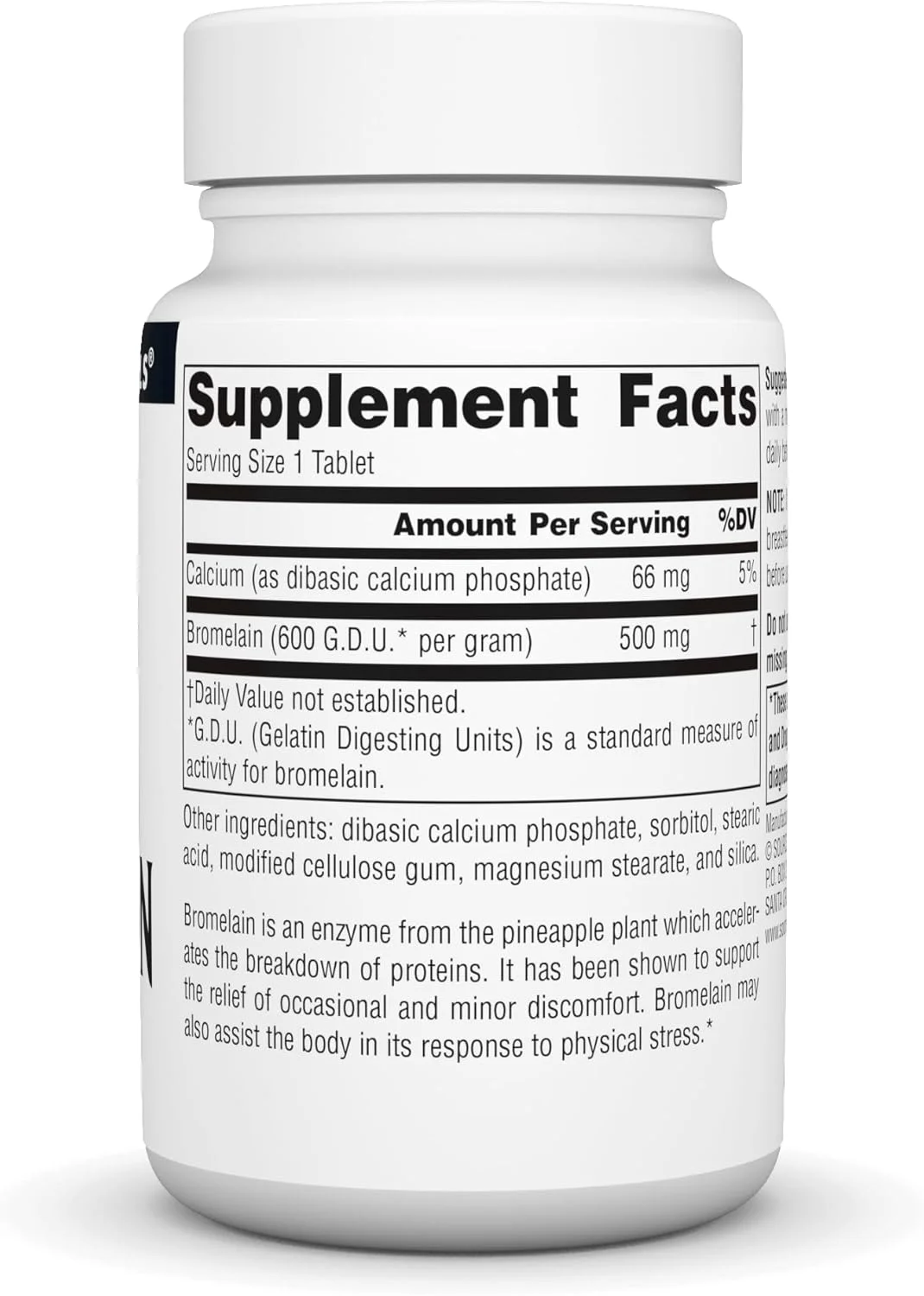 مکمل آنزیم پروتئولیتیک بروملین 500 میلی گرمی Source Naturals - 60 قرص مکمل آنزیم پروتئولیتیک بروملین 500 میلی گرمی Source Naturals - 60 قرص