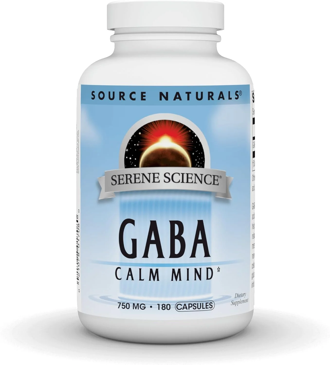 سورس نچرالز Serene Science GABA، برای ذهنی آرام، 750 میلی گرم - 180 کپسول سورس نچرالز Serene Science GABA، برای ذهنی آرام، 750 میلی گرم - 180 کپسول