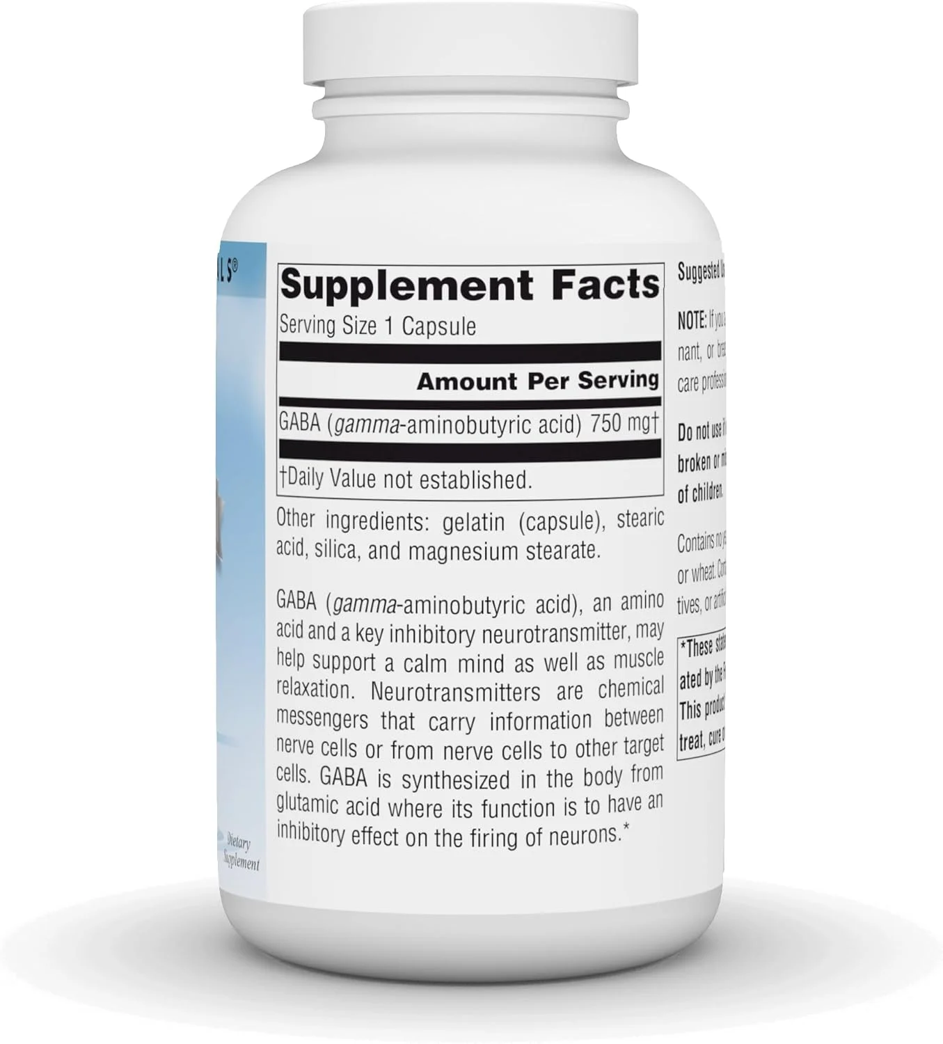 سورس نچرالز Serene Science GABA، برای ذهنی آرام، 750 میلی گرم - 180 کپسول سورس نچرالز Serene Science GABA، برای ذهنی آرام، 750 میلی گرم - 180 کپسول