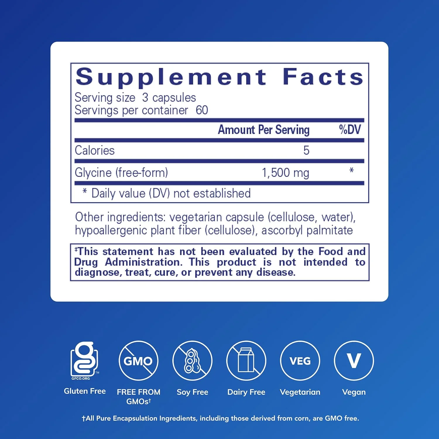 گلیسین Pure Encapsulations - پشتیبانی از خواب آرام و سم زدایی کبد* - مکمل کبد - وگان و بدون گلوتن - 180 کپسول گلیسین Pure Encapsulations - پشتیبانی از خواب آرام و سم زدایی کبد* - مکمل کبد - وگان و بدون گلوتن - 180 کپسول