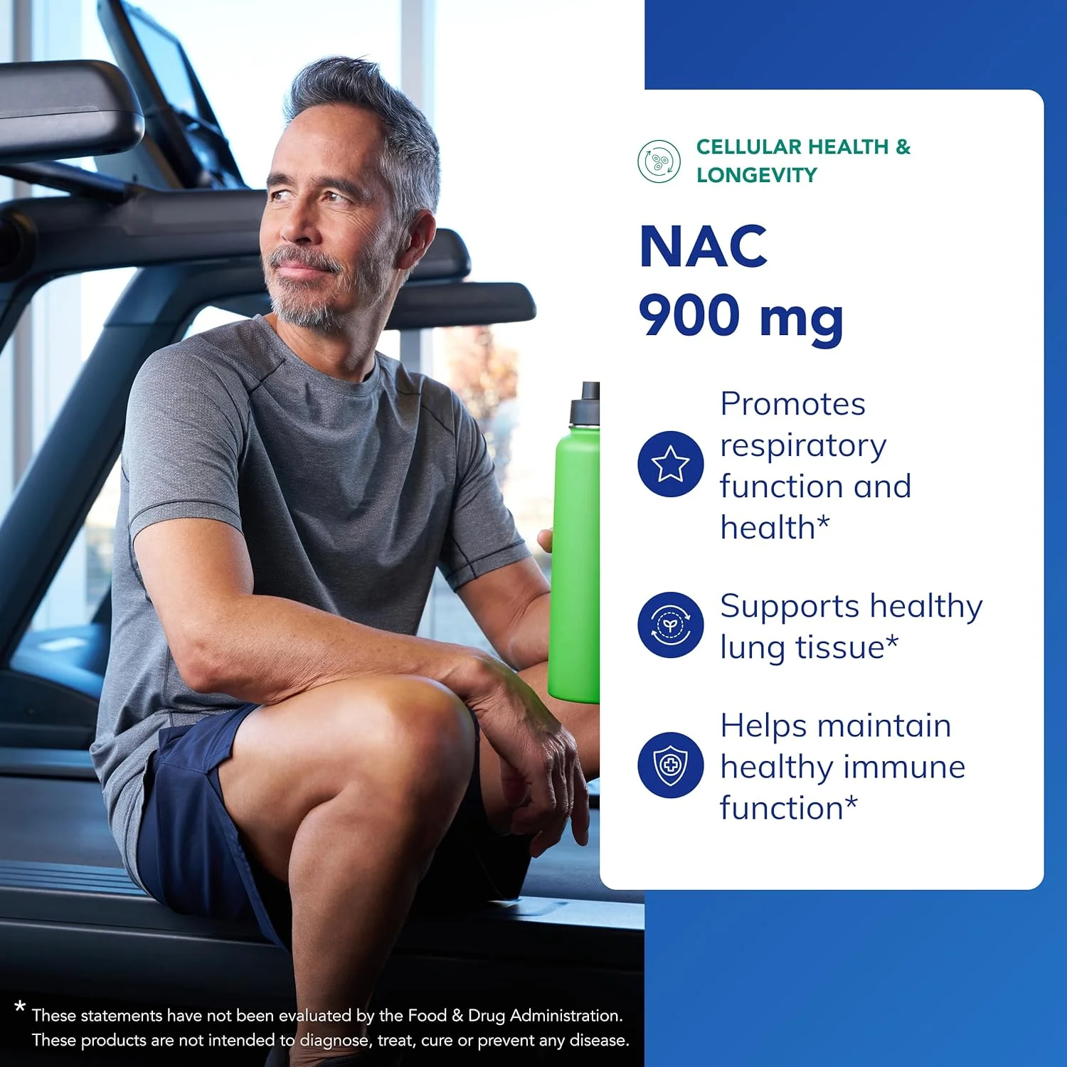 Pure Encapsulations NAC 900 mg - N-Acetyl Cysteine Amino Acid Supplement for Lung & Immune Support, Liver & Antioxidants* - 120 Capsules Pure Encapsulations NAC 900 mg - N-Acetyl Cysteine Amino Acid Supplement for Lung & Immune Support, Liver & Antioxidants* - 120 Capsules