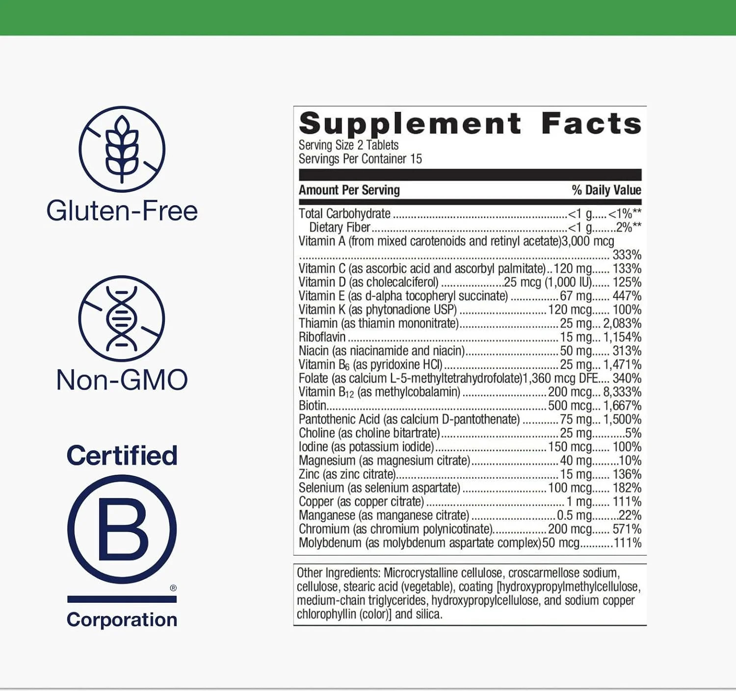 متاژنیکس PhytoMulti بدون آهن - مولتی ویتامین روزانه برای مردان و زنان* - حاوی بیش از 20 ویتامین، مواد معدنی و فیتونوترینت برای آنتی اکسیدان و تقویت سیستم ایمنی* متاژنیکس PhytoMulti بدون آهن - مولتی ویتامین روزانه برای مردان و زنان* - حاوی بیش از 20 ویتامین، مواد معدنی و فیتونوترینت برای آنتی اکسیدان و تقویت سیستم ایمنی*
