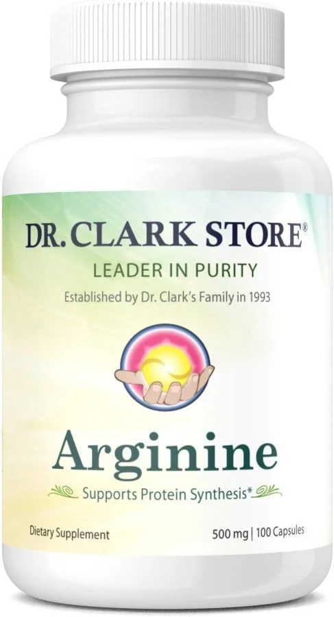 آرژنین دکتر کلارک، 500 میلی گرم، 100 کپسول ژلاتینی آرژنین دکتر کلارک، 500 میلی گرم، 100 کپسول ژلاتینی