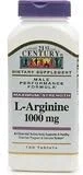 ال-آرژنین با حداکثر قدرت 21st Century، 100 قرص (بسته 2 عددی)