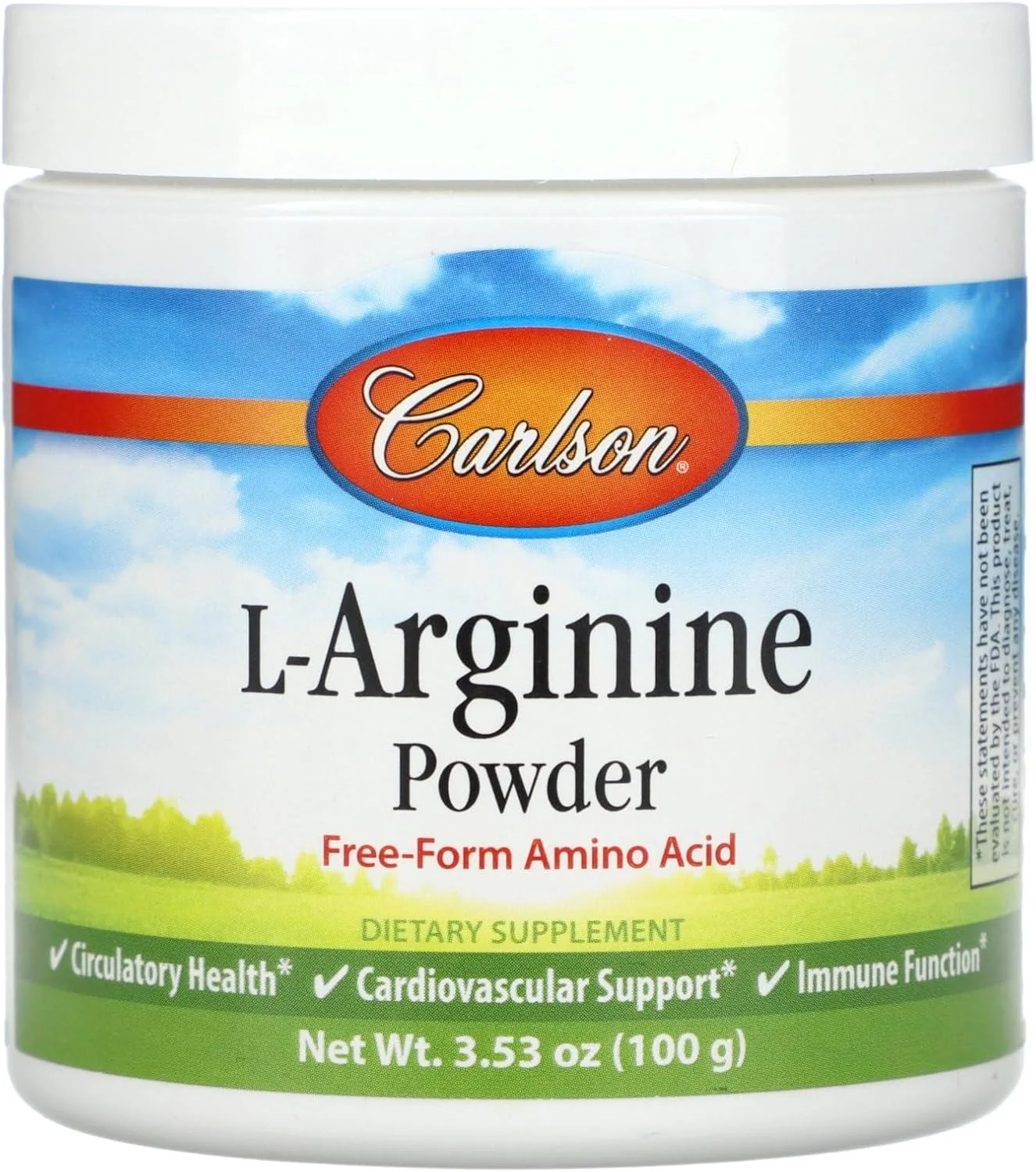 پودر ال-آرژنین کارلسون لبز، 100 گرم