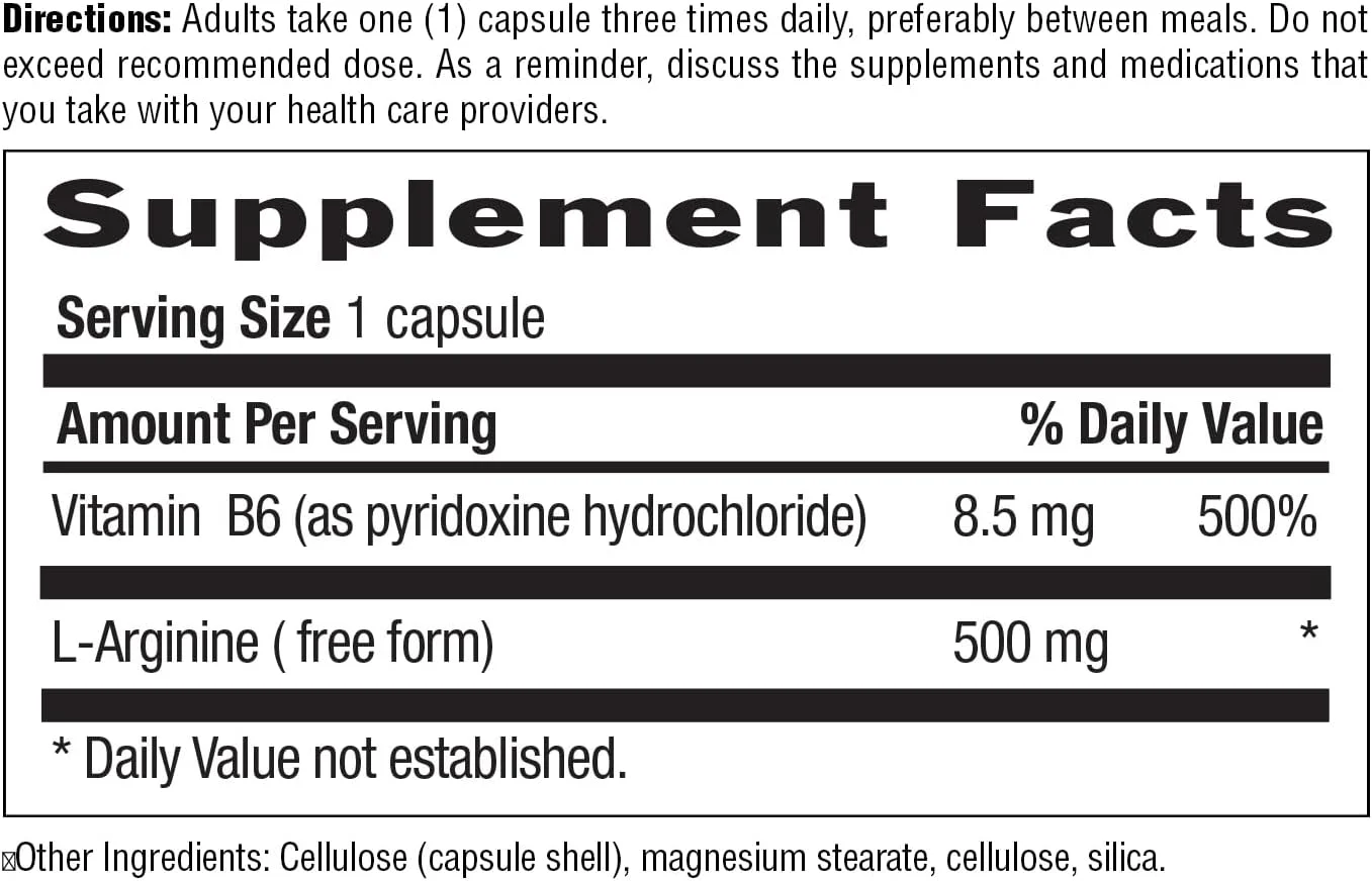 کپسول ال-آرژنین 500 میلی گرمی Country Life به همراه ویتامین B-6، 200 کپسول گیاهی، دارای گواهی فاقد گلوتن، دارای گواهی گیاهی کپسول ال-آرژنین 500 میلی گرمی Country Life به همراه ویتامین B-6، 200 کپسول گیاهی، دارای گواهی فاقد گلوتن، دارای گواهی گیاهی