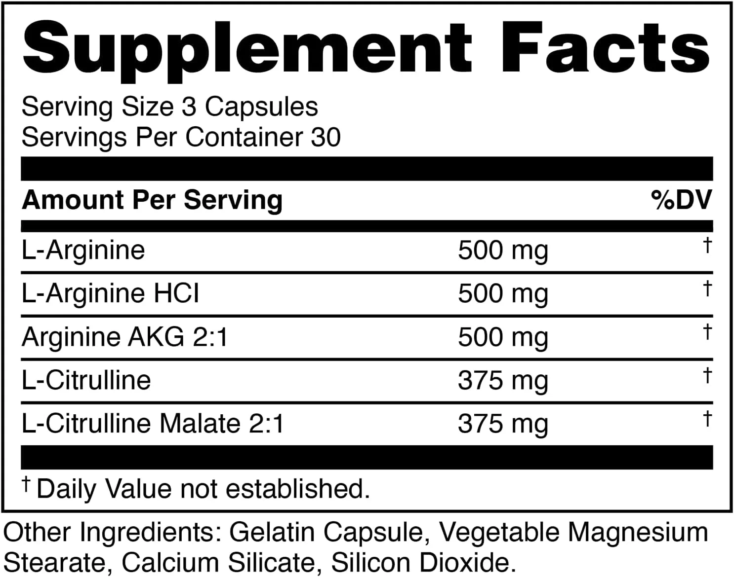 تقویت کننده اکسید نیتریک با مواد مغذی ال-آرژنین و ال-سیترولین، پشتیبانی از پمپ عضلانی و استقامت، 90 کپسول (30 سروینگ) تقویت کننده اکسید نیتریک با مواد مغذی ال-آرژنین و ال-سیترولین، پشتیبانی از پمپ عضلانی و استقامت، 90 کپسول (30 سروینگ)