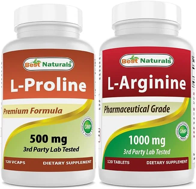 ال-پرولین 500 میلی گرم و ال-آرژنین 1000 میلی گرم ال-پرولین 500 میلی گرم و ال-آرژنین 1000 میلی گرم