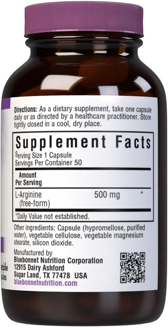 کپسول ال-آرژنین 500 میلی گرم بلو بونت، اسید آمینه فرم آزاد، پیش ساز نیتریک اکسید، بدون سویا، بدون گلوتن، غیر تراریخته، دارای گواهی کوشر، 50 کپسول گیاهی، 50 سروینگ کپسول ال-آرژنین 500 میلی گرم بلو بونت، اسید آمینه فرم آزاد، پیش ساز نیتریک اکسید، بدون سویا، بدون گلوتن، غیر تراریخته، دارای گواهی کوشر، 50 کپسول گیاهی، 50 سروینگ