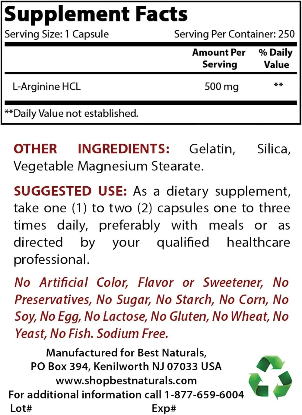 ال-آرژنین 500 میلی گرم و ال-لیزین 500 میلی گرم ال-آرژنین 500 میلی گرم و ال-لیزین 500 میلی گرم