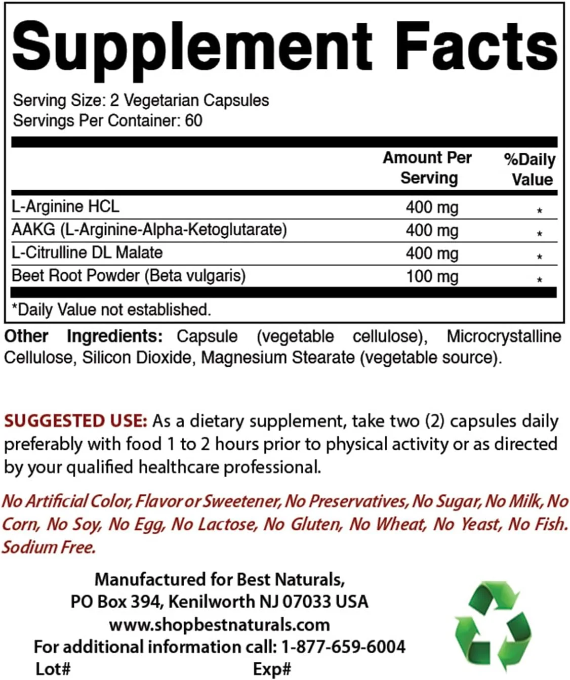 ال-آرژنین تقویت کننده نیتریک اکسید 1300 میلی گرم و ال-آرژنین 1000 میلی گرم ال-آرژنین تقویت کننده نیتریک اکسید 1300 میلی گرم و ال-آرژنین 1000 میلی گرم