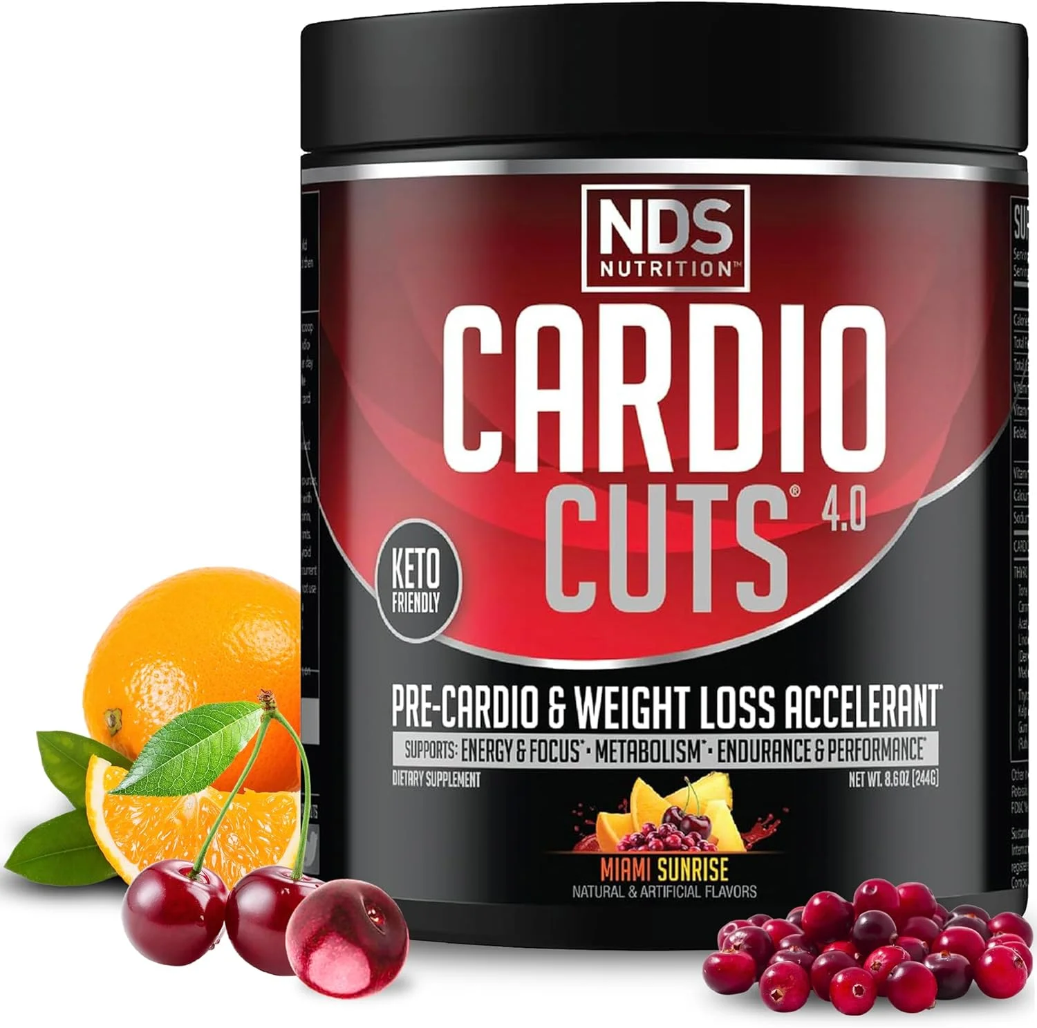 NDS Nutrition Cardio Cuts 4.0 - Miami Sunrise - 244 گرم NDS Nutrition Cardio Cuts 4.0 - Miami Sunrise - 244 گرم