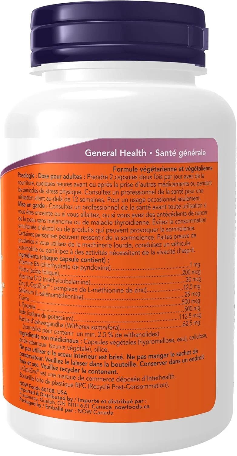 مکمل های غذایی NOW Foods، انرژی تیروئید™، ید و تیروزین به همراه سلنیوم، روی و مس، 90 کپسول گیاهی مکمل های غذایی NOW Foods، انرژی تیروئید™، ید و تیروزین به همراه سلنیوم، روی و مس، 90 کپسول گیاهی