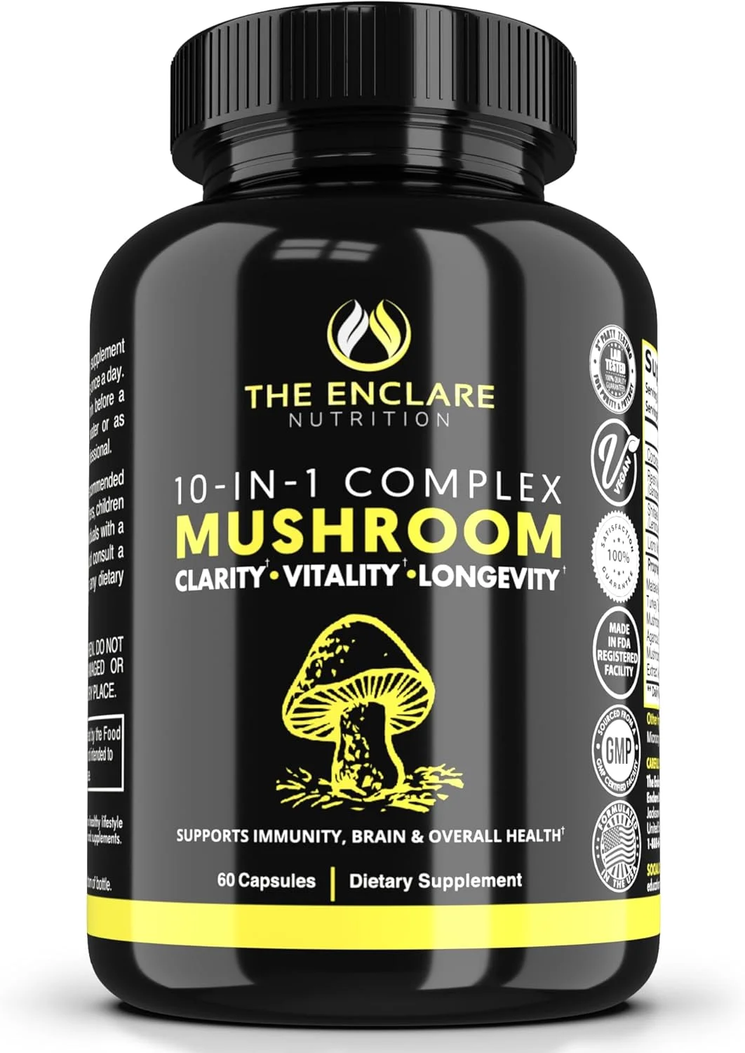 مکمل قارچ انکلر نوتریشن، کمپلکس 10 در 1، تقویت سیستم ایمنی، یال شیر، ریشی، دم بوقلمون، کوردیسپس، چاگا، مایتاکه، شیتاکه، آگریکوس: تقویت کننده انرژی و مغز (1) مکمل قارچ انکلر نوتریشن، کمپلکس 10 در 1، تقویت سیستم ایمنی، یال شیر، ریشی، دم بوقلمون، کوردیسپس، چاگا، مایتاکه، شیتاکه، آگریکوس: تقویت کننده انرژی و مغز (1)