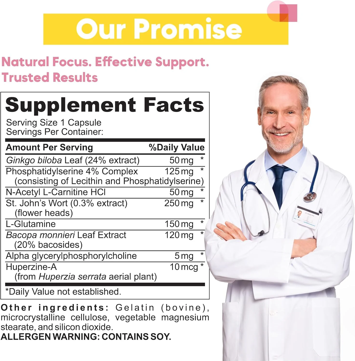 مکمل تقویت حافظه و تمرکز - ماتریکس عصبی مغز با جینکوبیلوبا و هوپرزین آ - وگان، طبیعی، بدون کافئین - پشتیبانی از وضوح ذهنی و خلق و خو برای دانشجویان، سالمندان و متخصصان - 90 کپسول برای 3 ماه مکمل تقویت حافظه و تمرکز - ماتریکس عصبی مغز با جینکوبیلوبا و هوپرزین آ - وگان، طبیعی، بدون کافئین - پشتیبانی از وضوح ذهنی و خلق و خو برای دانشجویان، سالمندان و متخصصان - 90 کپسول برای 3 ماه