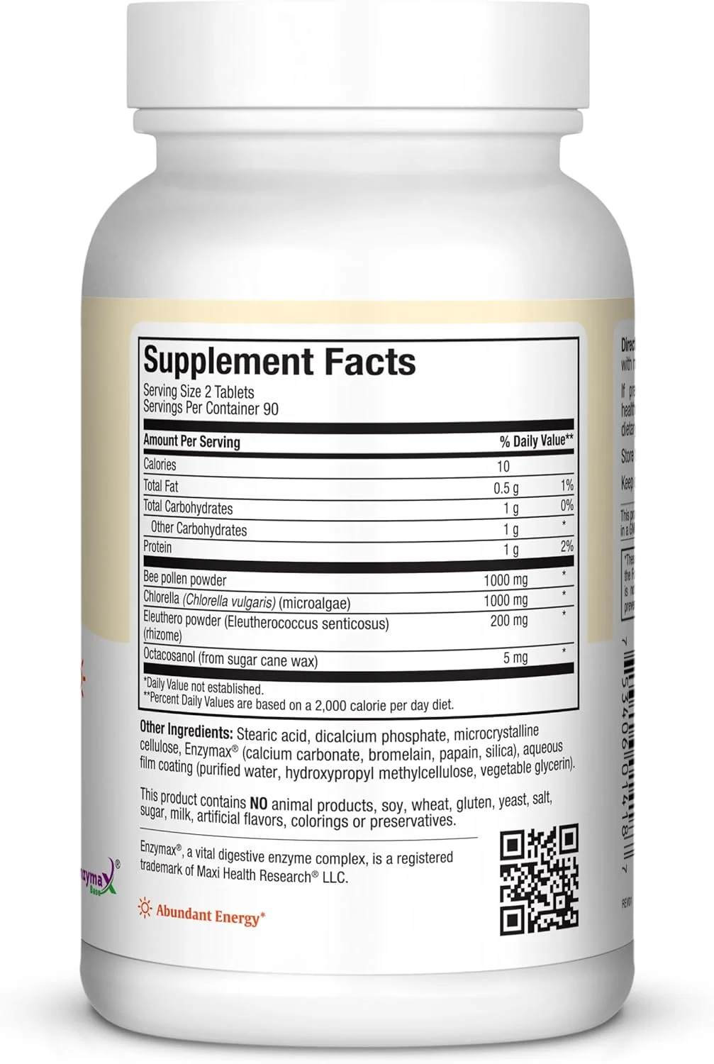 مکس هلث مکس انرژایز - تقویت کننده طبیعی انرژی و استقامت - 180 قرص - کوشر