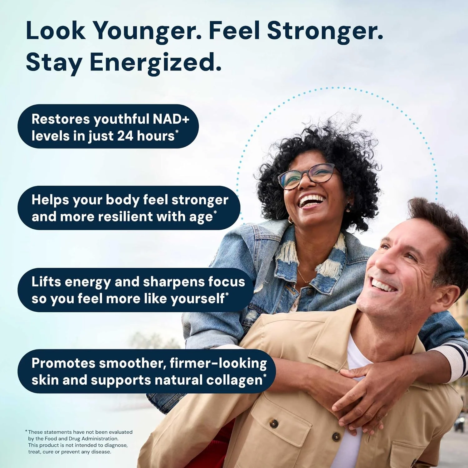 تقویت کننده NAD+ بالینی HPN NAD3، سلامت سلولی و انرژی طبیعی - مکمل NAD برای پیری سالم، پشتیبانی متابولیک، NRF2 و طول عمر، نیکوتین آمید ریبوزید و جایگزین NMN، 60 عدد، تامین 30 روزه