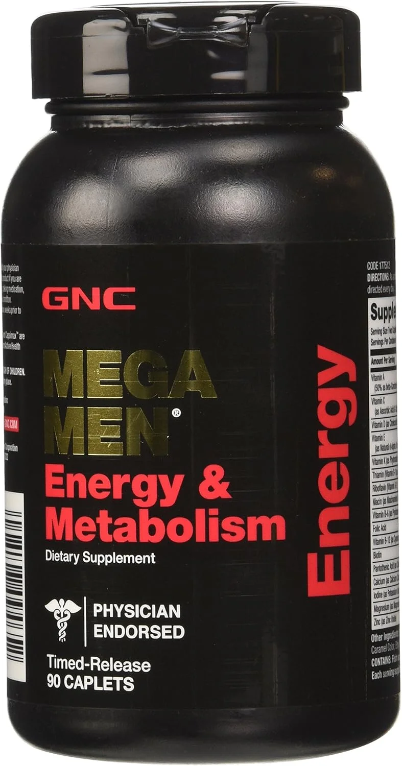 مکمل انرژی و متابولیسم GNC Mega Men، ۹۰ عدد