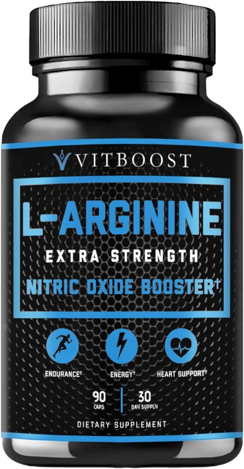 کپسول های ال آرژنین با ال-سیترولین 1500 میلی گرم - تقویت کننده اکسید نیتریک برای استقامت، عضله، انرژی و عروق - ال-آرژنین و مکمل اسید آمینه ضروری برای قدرت بیشتر | تامین 30 روزه | 90 عدد