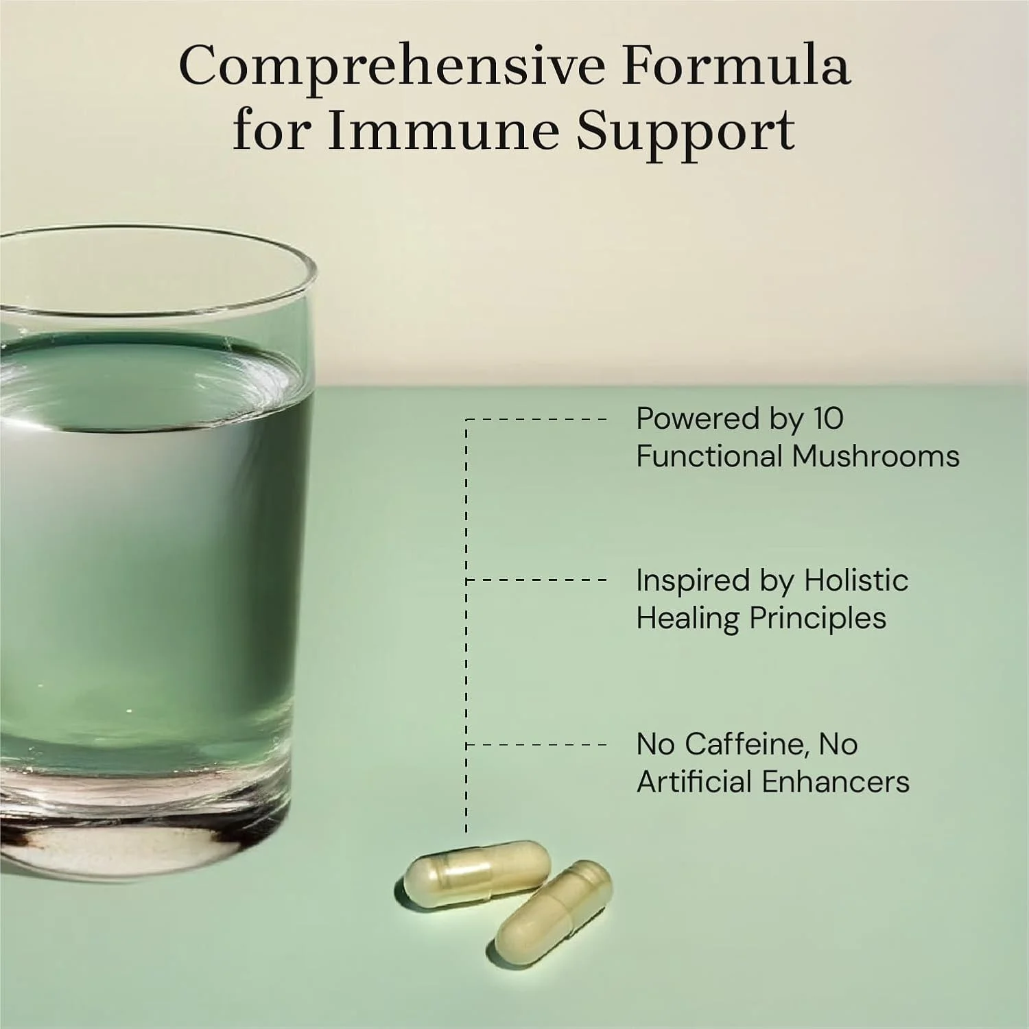 کپسول های مکمل کمپلکس قارچ یال شیر برای ایمنی روزانه به همراه کوردیپس، دم بوقلمون و ریشی - پشتیبانی از مغز، تمرکز، انرژی و تقویت کننده سیستم ایمنی - 60 کپسول کپسول های مکمل کمپلکس قارچ یال شیر برای ایمنی روزانه به همراه کوردیپس، دم بوقلمون و ریشی - پشتیبانی از مغز، تمرکز، انرژی و تقویت کننده سیستم ایمنی - 60 کپسول