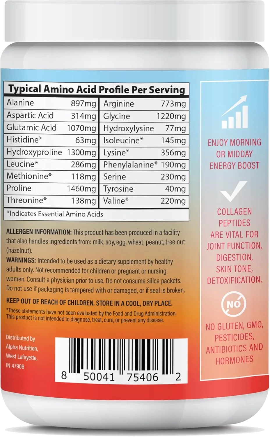 پودر کلاژن پپتیدی انرژی برای مو، ناخن، پوست، نوع I و III، کافئین برای انرژی، ویتامین C، بیوتین، اسید هیالورونیک، بدون شکر - 253 گرم (مارگاریتا توت فرنگی) پودر کلاژن پپتیدی انرژی برای مو، ناخن، پوست، نوع I و III، کافئین برای انرژی، ویتامین C، بیوتین، اسید هیالورونیک، بدون شکر - 253 گرم (مارگاریتا توت فرنگی)