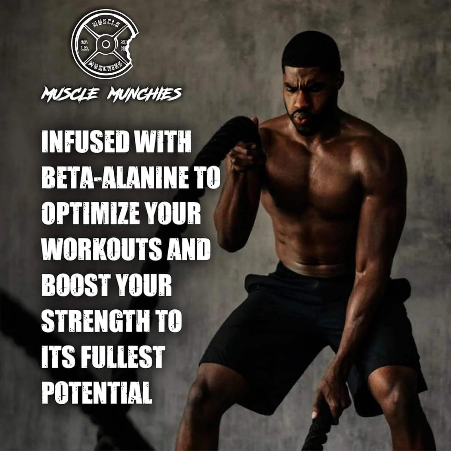 پاستیل های جویدنی کراتین Muscle Munchies برای آقایان و بانوان - غنی شده با بتا آلانین - 5 گرم کراتین در هر وعده - افزایش قدرت، استقامت و ریکاوری - وگان، غیر GMO (طعم توت فرنگی) پاستیل های جویدنی کراتین Muscle Munchies برای آقایان و بانوان - غنی شده با بتا آلانین - 5 گرم کراتین در هر وعده - افزایش قدرت، استقامت و ریکاوری - وگان، غیر GMO (طعم توت فرنگی)